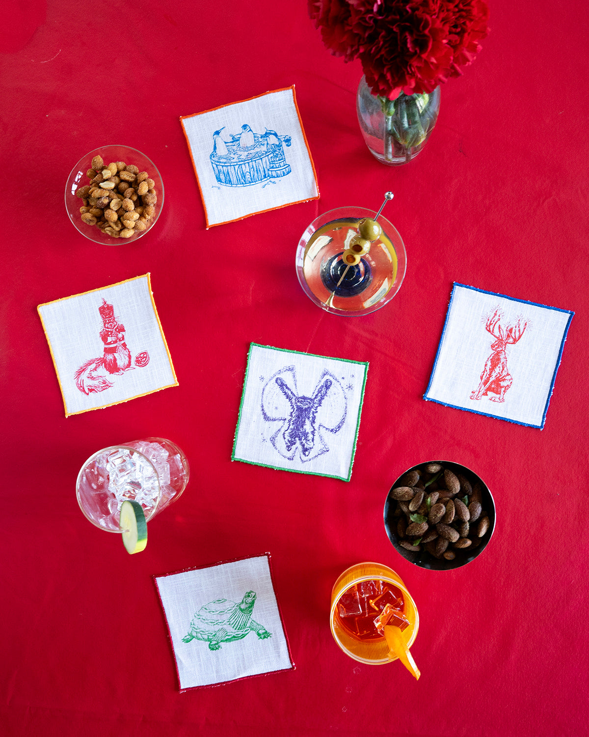 10 Winter Whimsies Cocktail Napkins